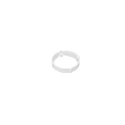 Pierścień dystansowy 12mm do serii puszek instalacyjnych fi 60, niski, biały