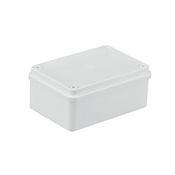 Puszka instalacyjna hermetyczna S-BOX 120x80x50, bez dławików, IP65, biała