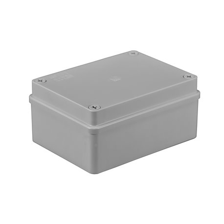 Puszka instalacyjna hermetyczna S-BOX 150x110x70, bez dławików, bezhalogenowa, IP65, szara