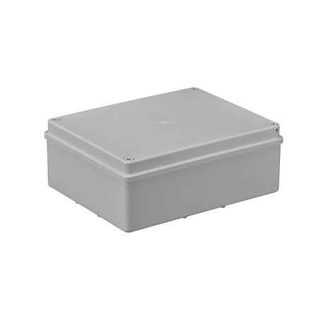 Puszka instalacyjna hermetyczna S-BOX 240x190x90, bez dławików, bezhalogenowa, IP65, szara