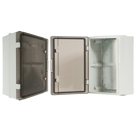 szafka rozdzielcza herm.300x400x170mm IP65, drzwi nieprzeźroczyste, odporna na działanie UV