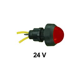 Kontrolka diodowa KLP-20 24V, czerwona, opakowanie 50 szt.